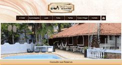 Desktop Screenshot of hotelpousadacasarao.com.br